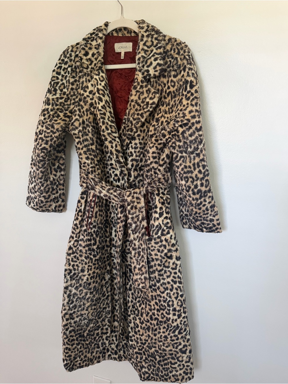 THE GREAT. Leopard-Print Coat